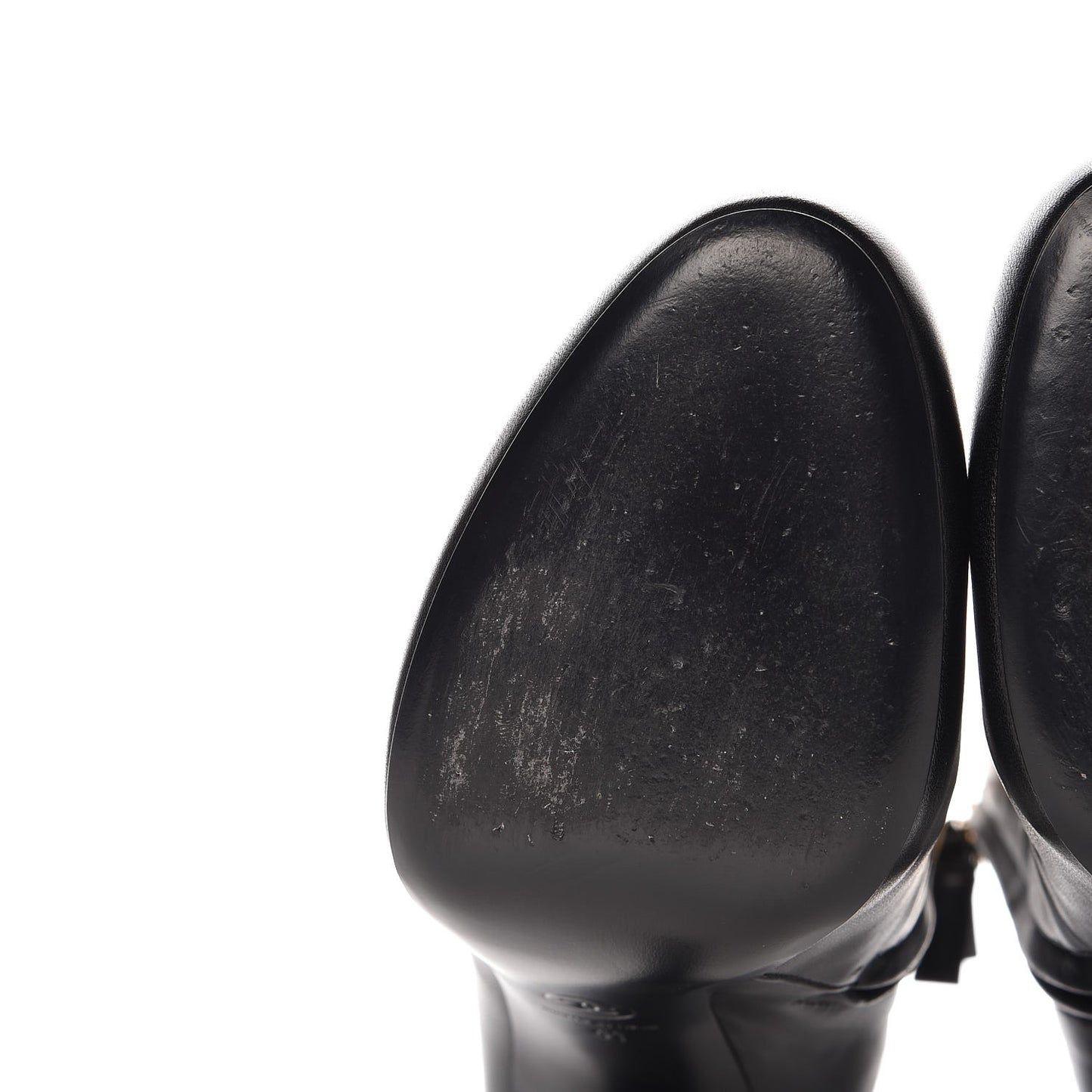 Lambskin CC Short Booties 41 Black