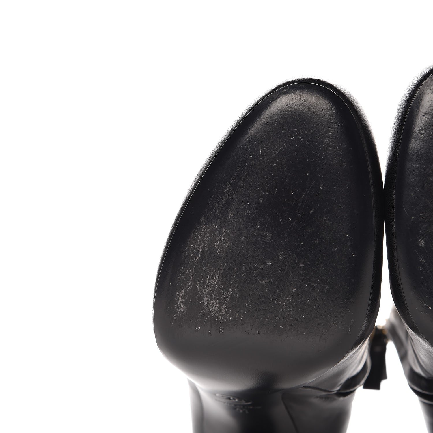 Chanel Lambskin CC Short Booties 41 Black 10 of 15