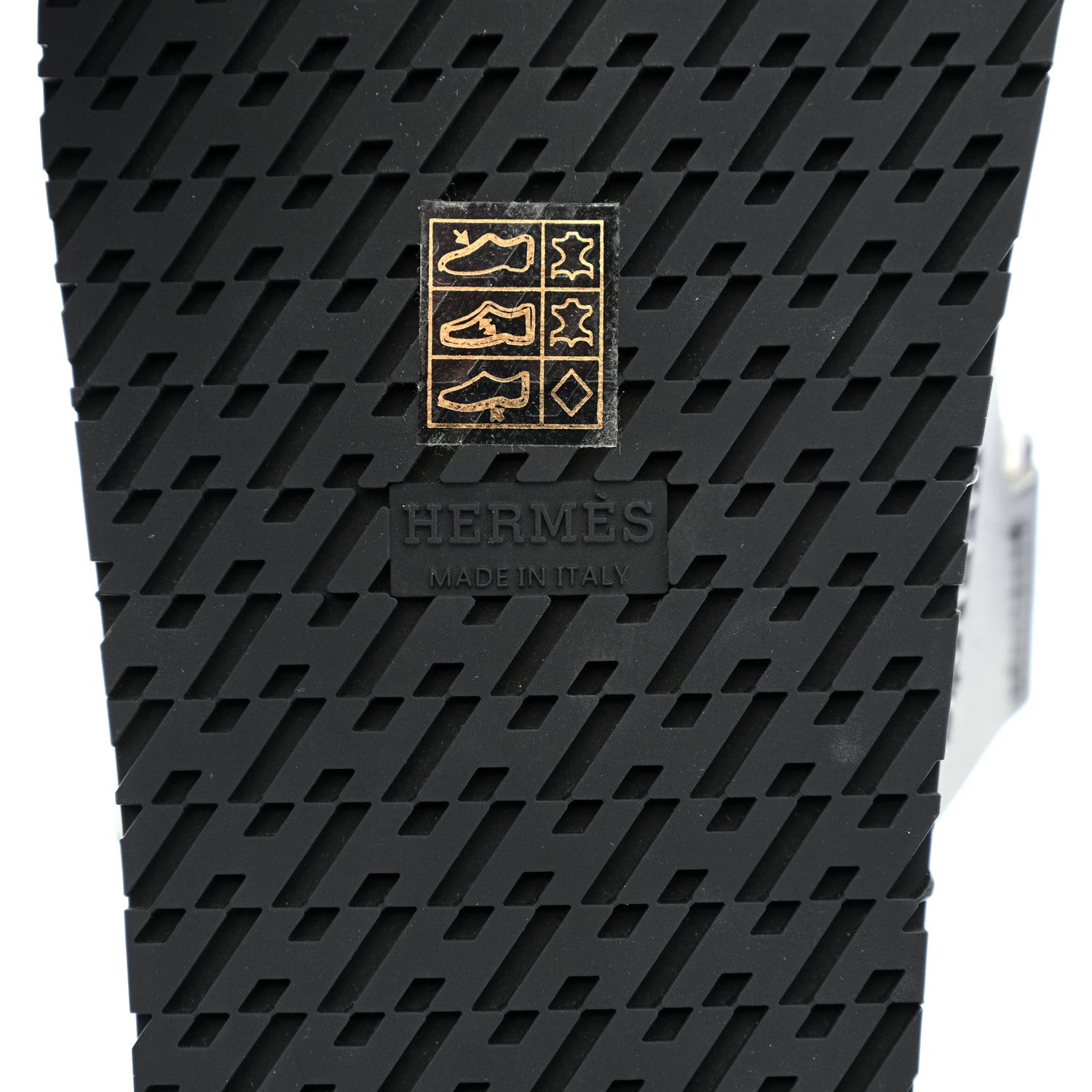 Hermes Calfskin Womens Chypre Sandals 36.5 Black 8 of 9