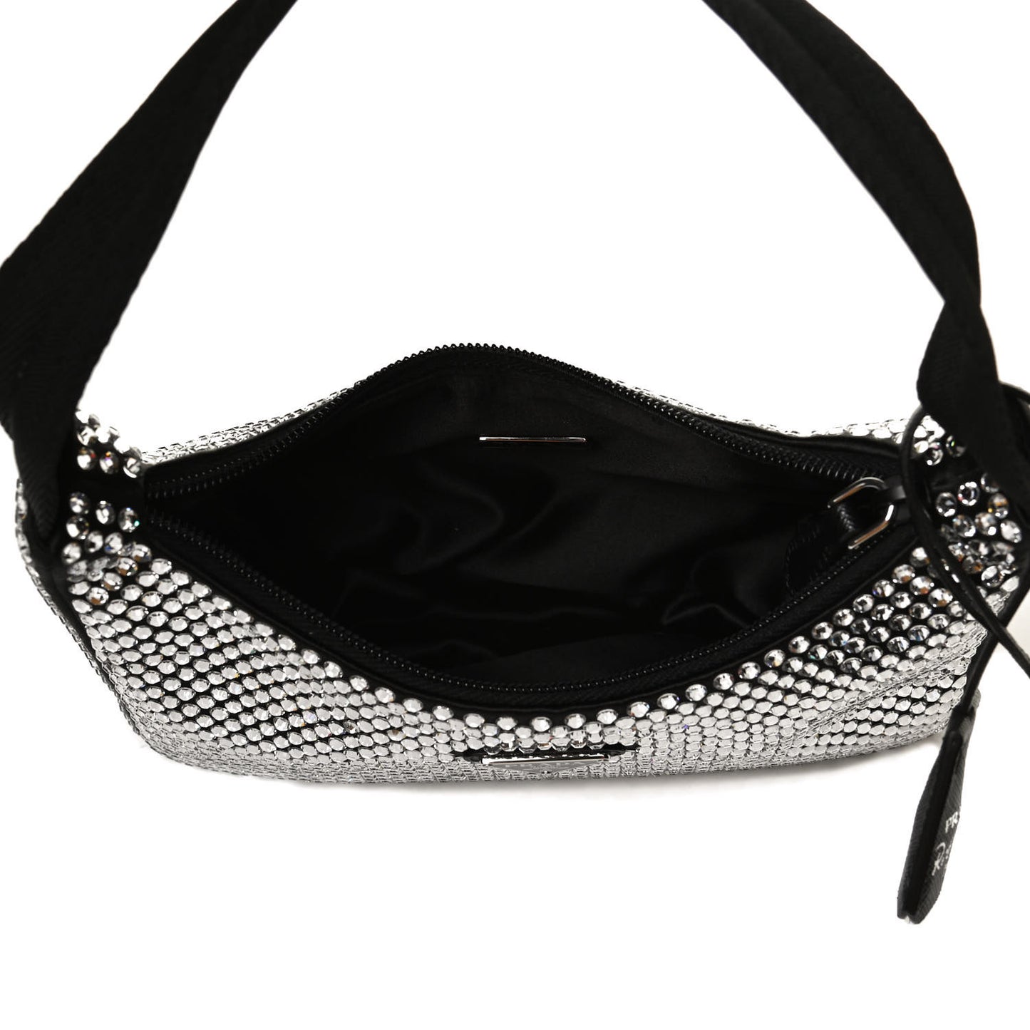 Satin Crystal Mini Re-Edition 2000 Bag Cristal