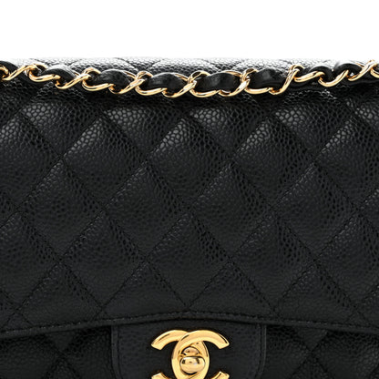 Chanel Caviar Quilted Medium Double Flap Black 8 of 13