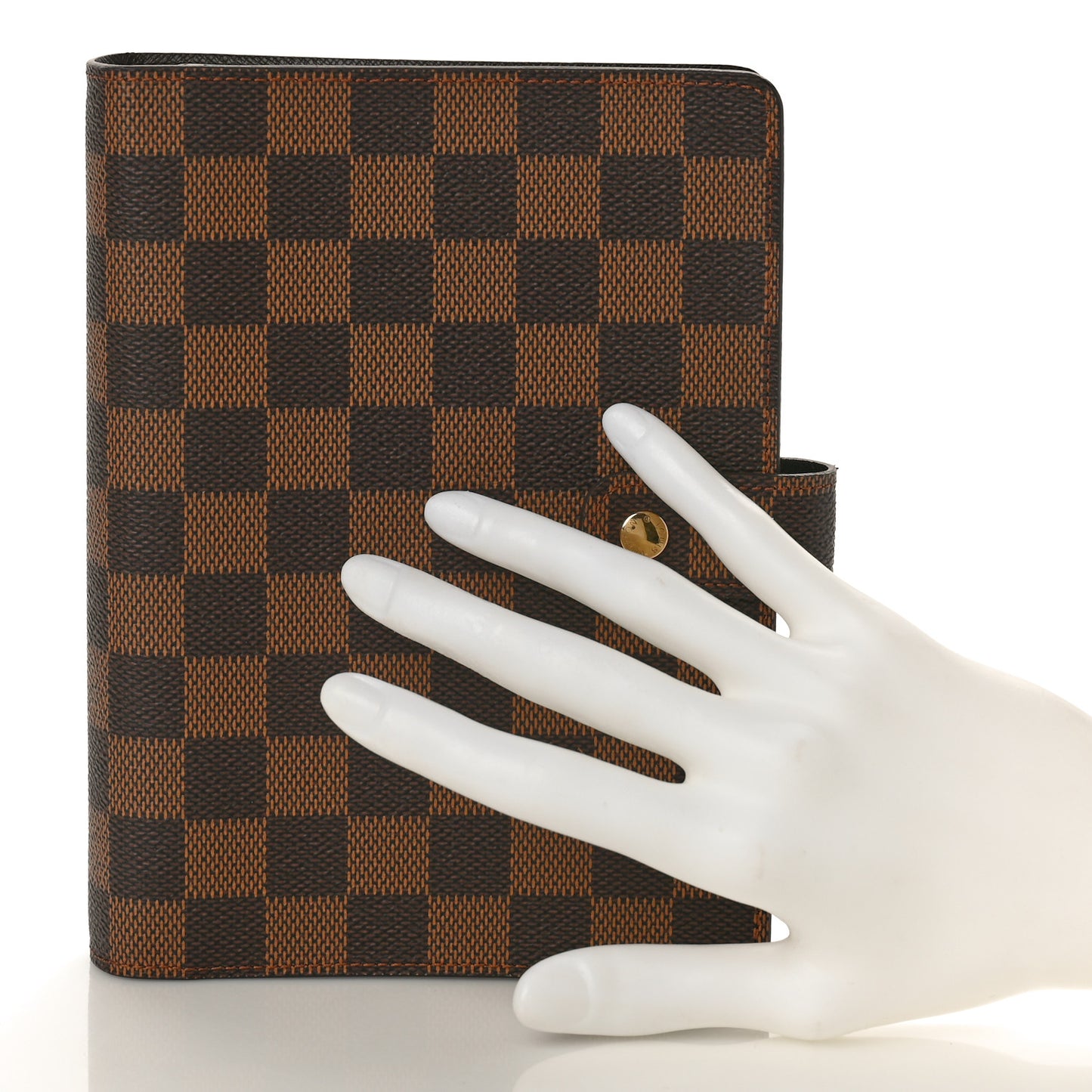 Damier Ebene Medium Ring Agenda Cover