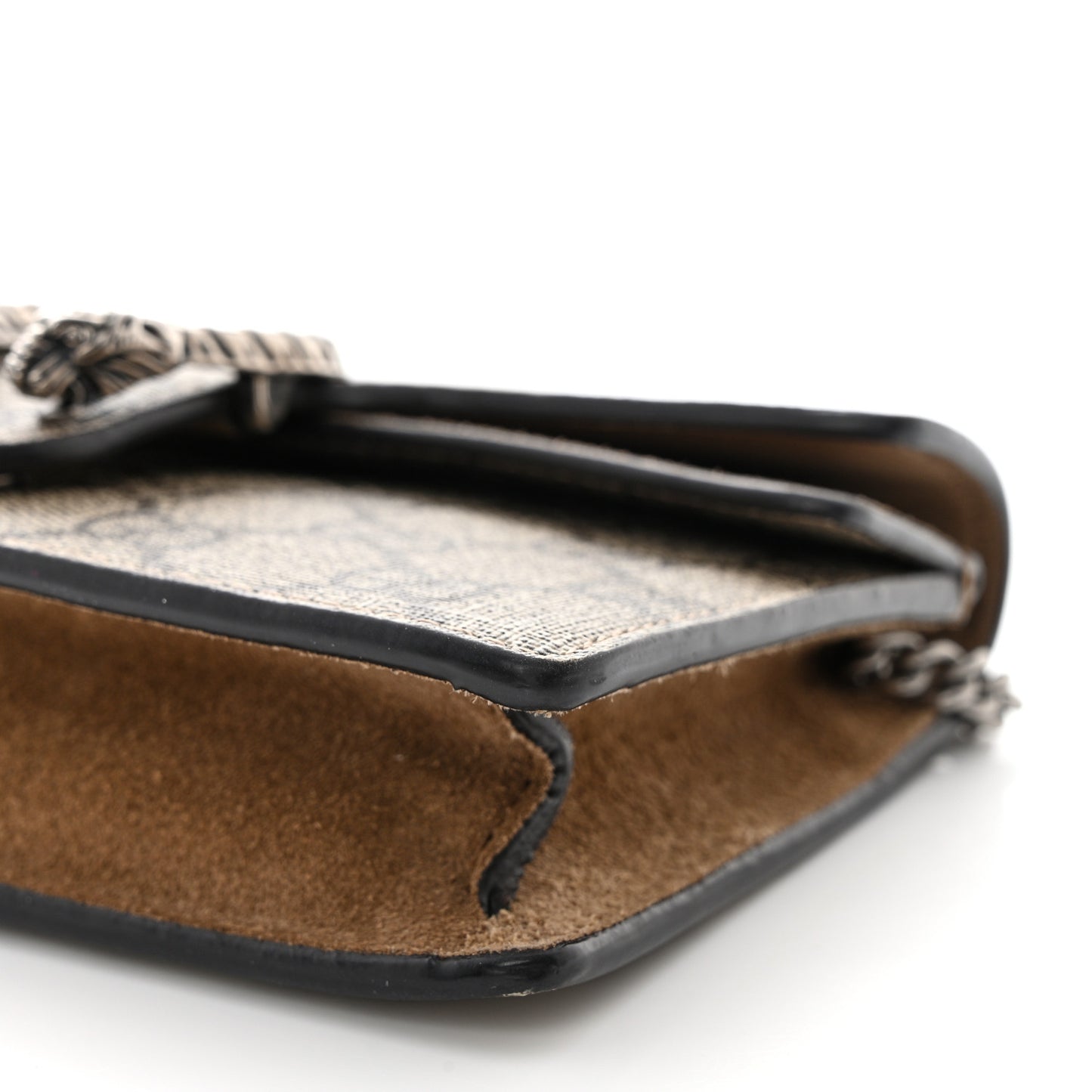GG Supreme Monogram Super Mini Dionysus Shoulder Bag Taupe