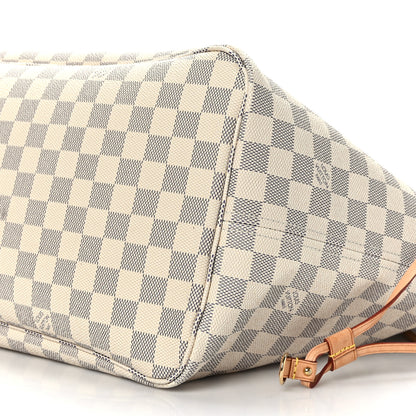 Louis Vuitton Damier Azur Neo Neverfull GM Rose Ballerine 9 of 9