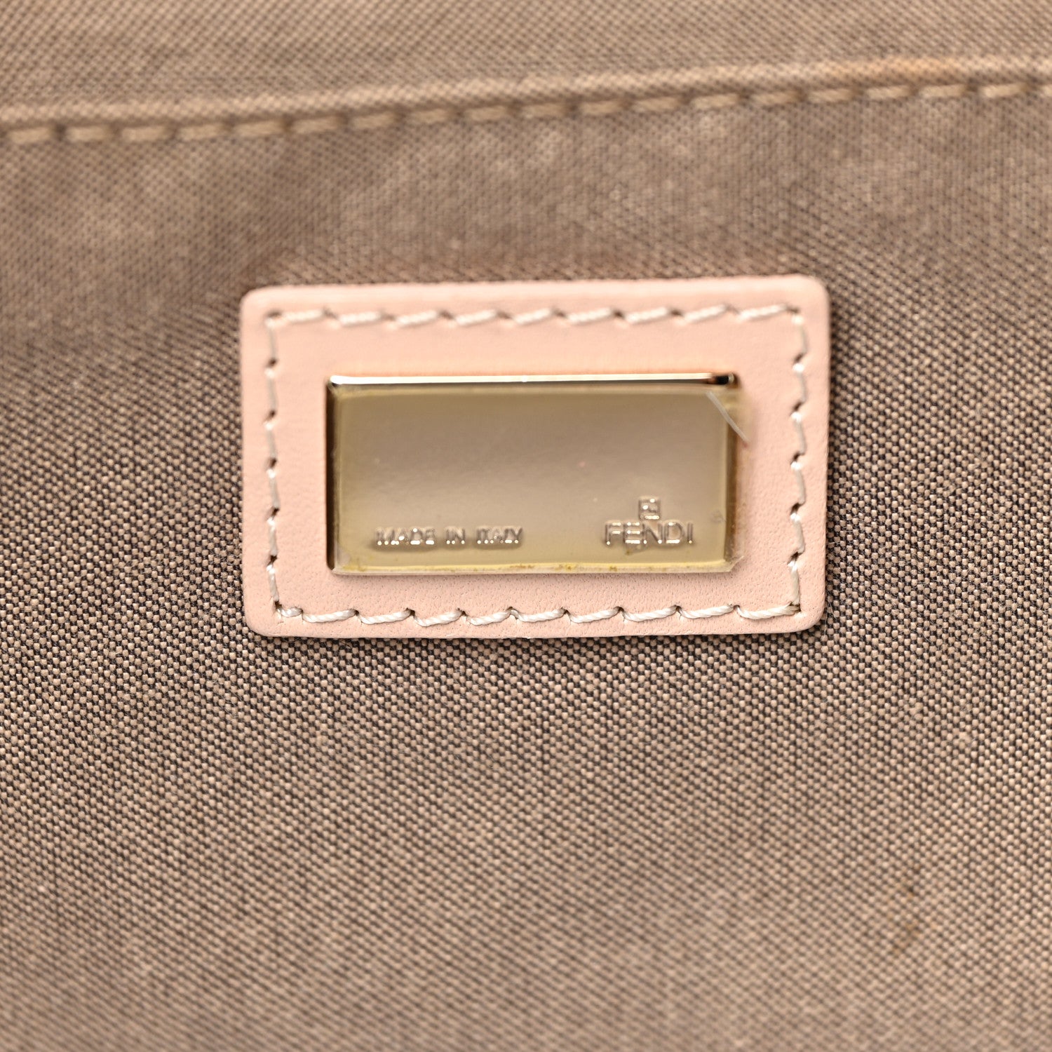 Fendi Zucchino Shopper Tote Pink 6 of 9