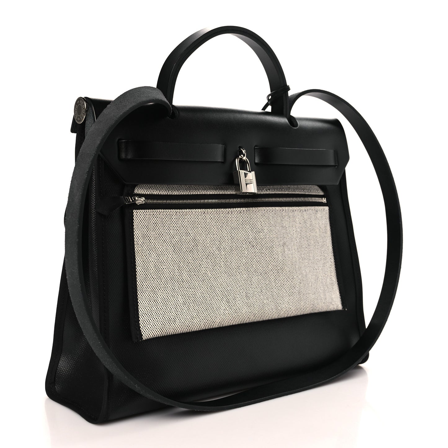 Toile H Berline Vache Hunter Herbag Zip PM 31 Black Ecru