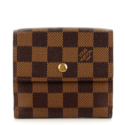 Louis Vuitton Damier Ebene Elise Wallet 1 of 7