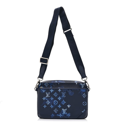 Louis Vuitton Monogram Ink Watercolor Trio Messenger Bag Blue 1 of 11