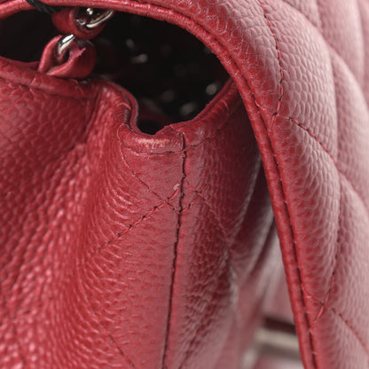 Chanel Caviar Quilted Mini Square Flap Red 12 of 13