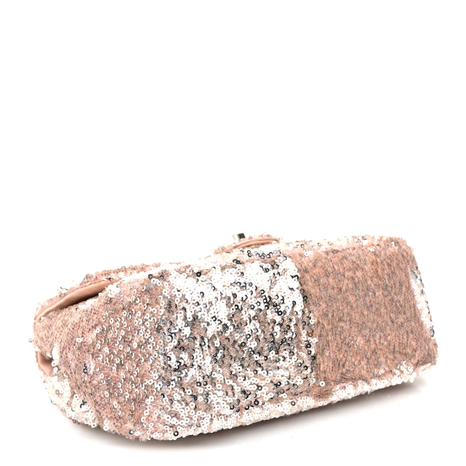 Chanel Sequin Mini Flap Light Pink Silver 4 of 10