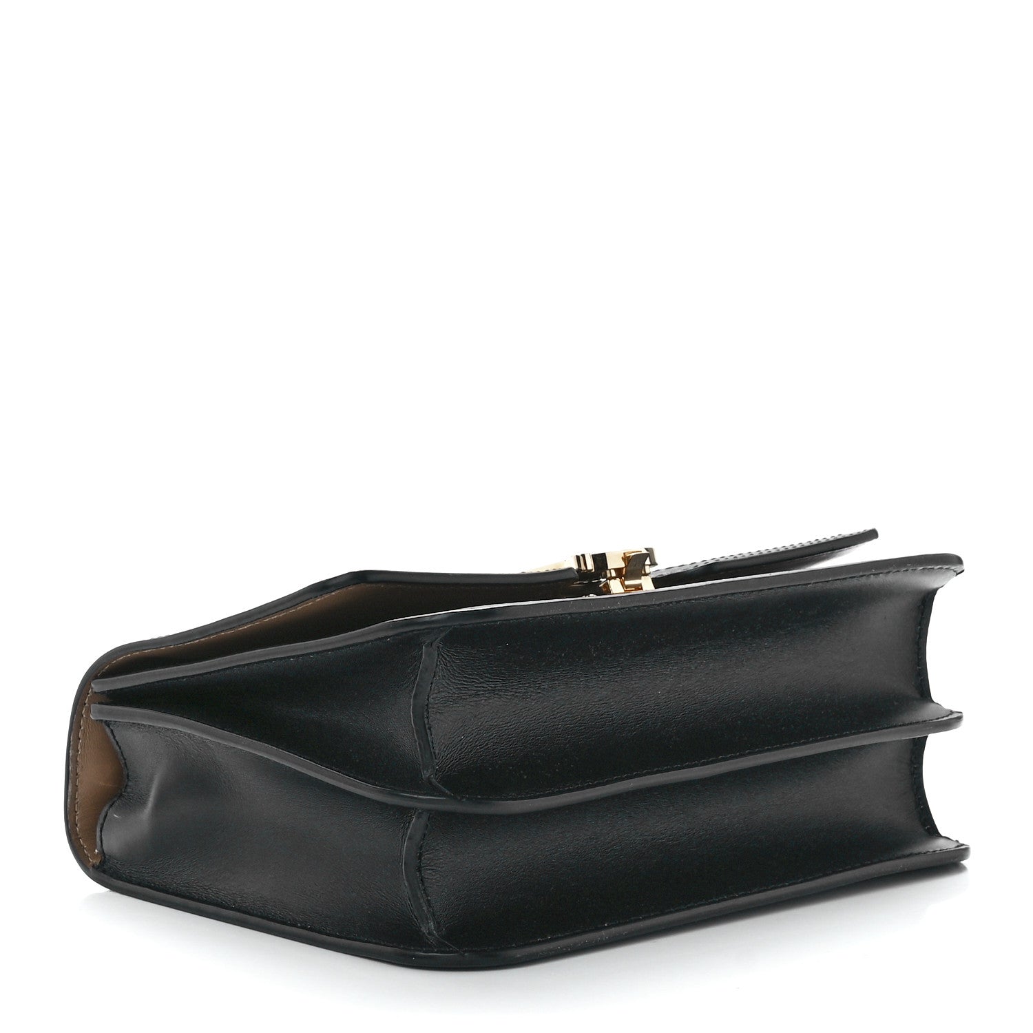 Burberry Calfskin Small TB Envelope Clutch Bag Malt Brown 4 of 11