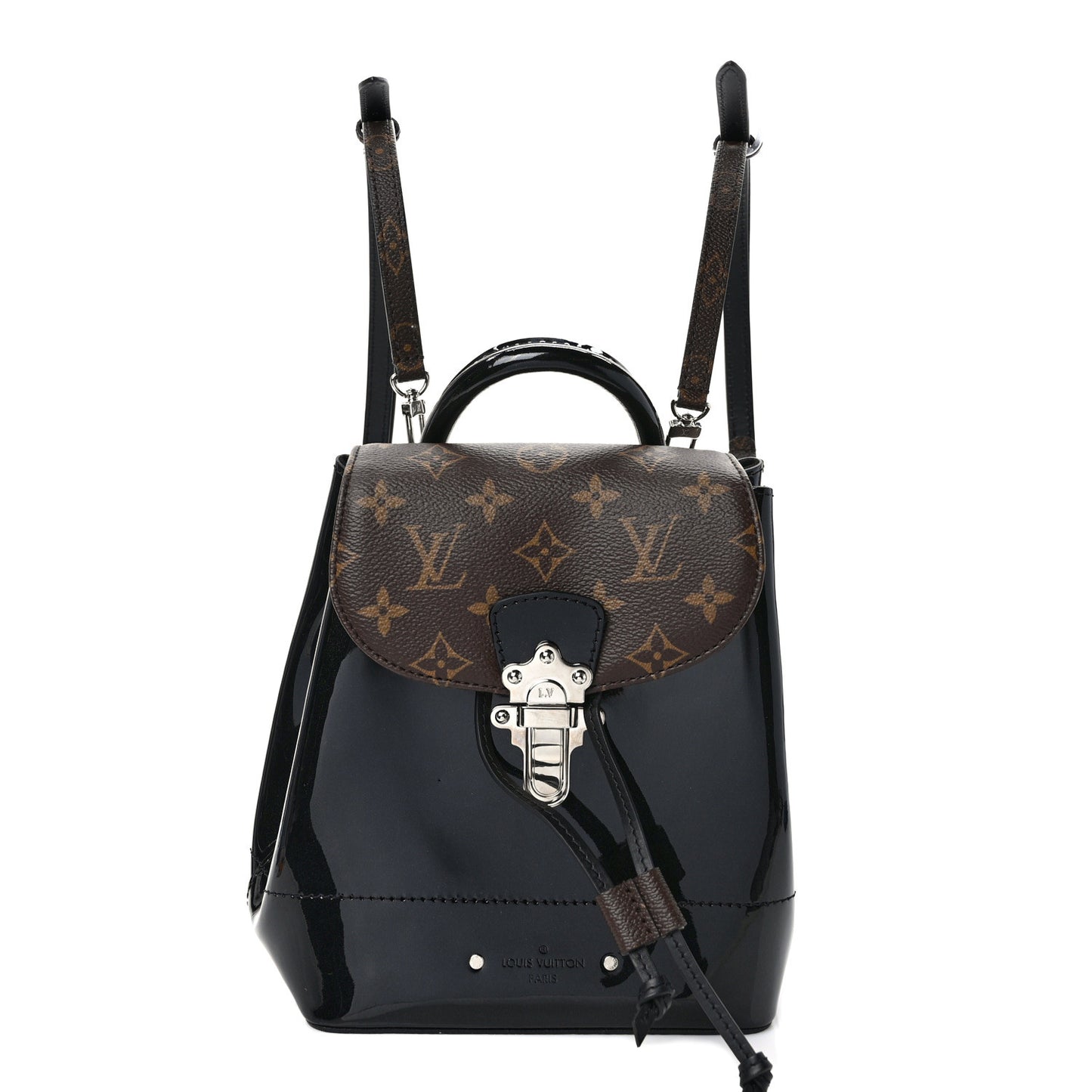 Patent Monogram Hot Springs Backpack Black