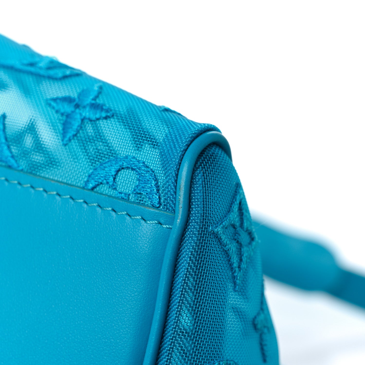 Louis Vuitton Monogram See Through Keepall Triangle Bandouliere 50 Turquoise 8 of 8