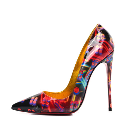 Christian Louboutin Patent Discolaser So Kate 120 Pumps 39 Multicolor 1 of 7