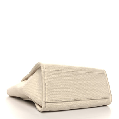 Chanel Mixed Fibers Small Deauville Tote White 5 of 14