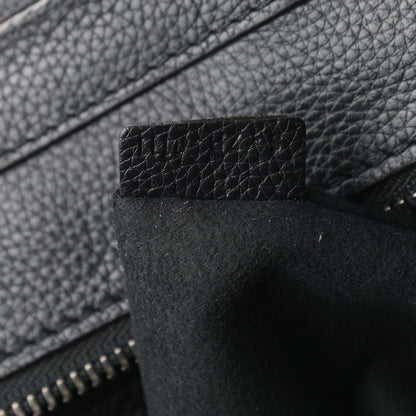 Celine Drummed Calfskin Micro Luggage Black 9 of 11