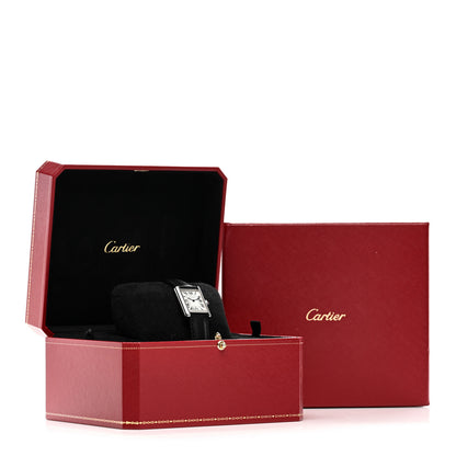 Cartier Stainless Steel Calfskin 22mm Must de Cartier Tank Quartz Watch 5 of 5