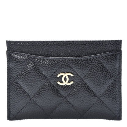 Chanel Caviar Quilted Card Holder Black 1 of 9