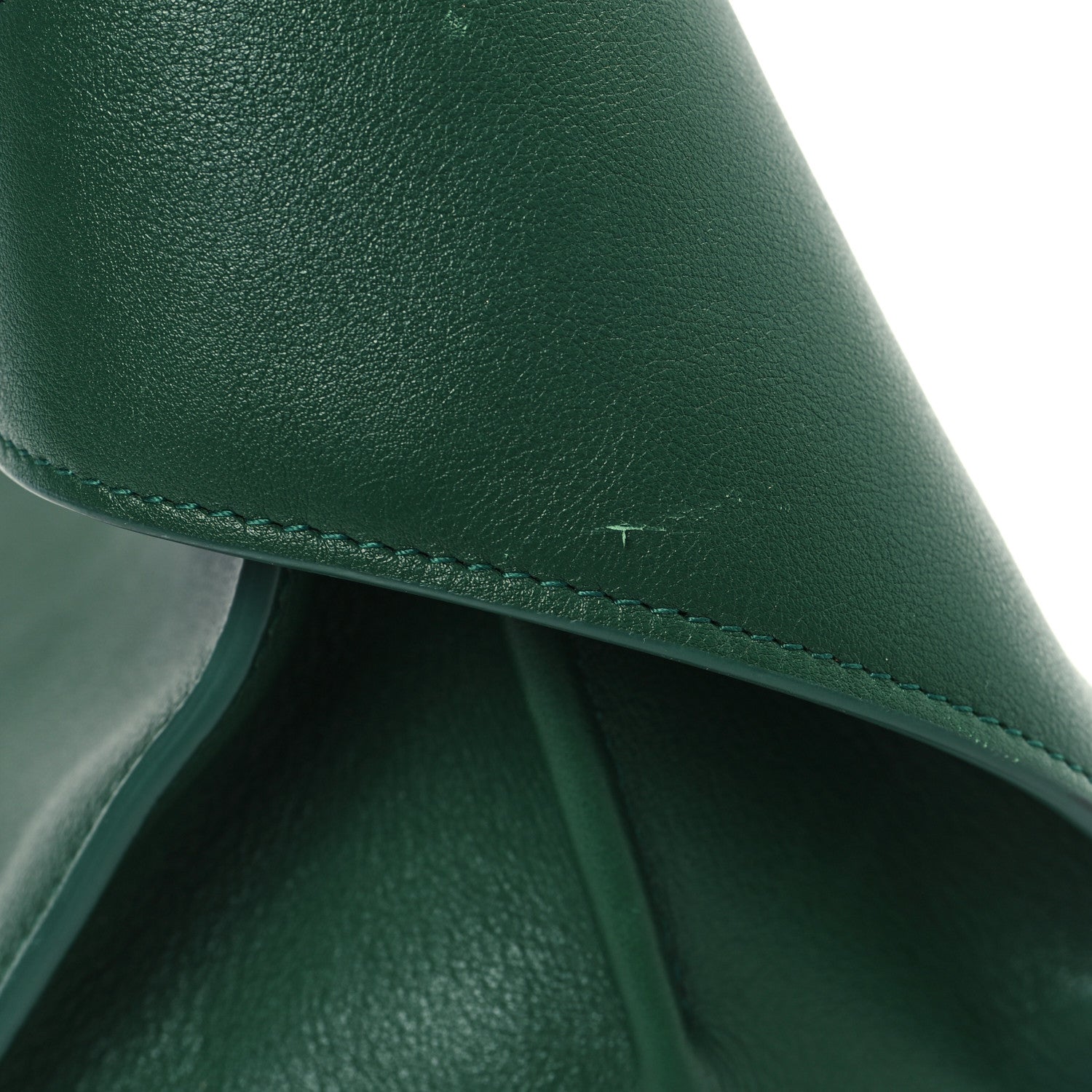 Salvatore Ferragamo Calfskin Medium Hug Soft Shoulder Bag Forest Green 11 of 11