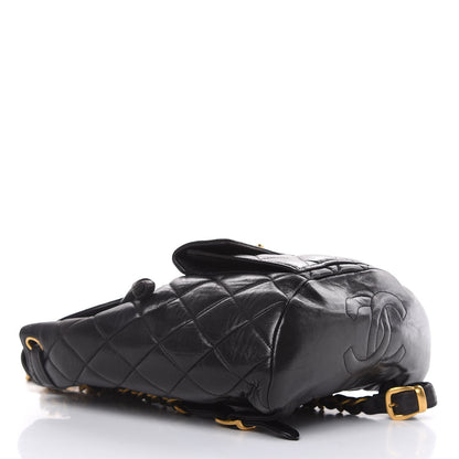 Chanel Lambskin Quilted CC Chain Backpack Black 4 of 16