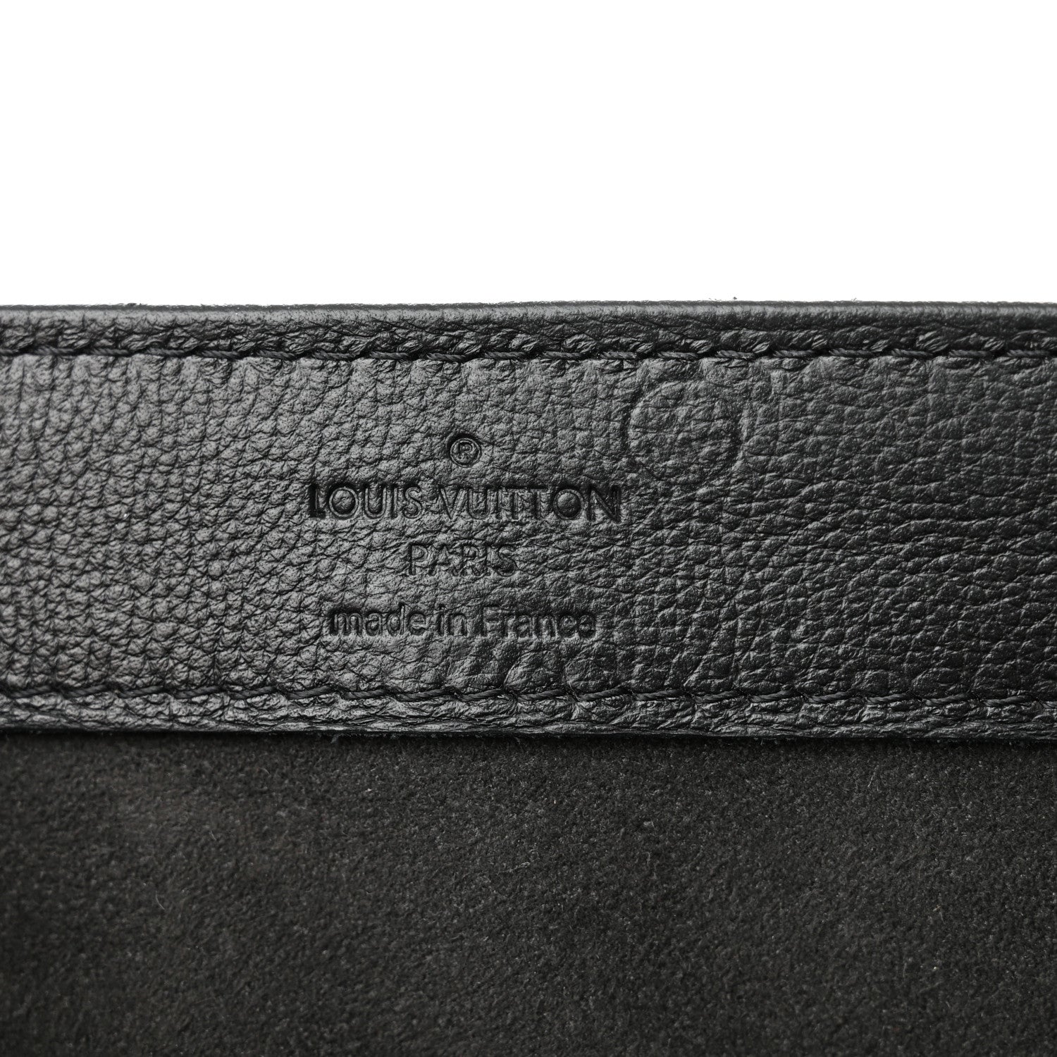 Louis Vuitton Calfskin Monogram Very One Handle Black 6 of 16