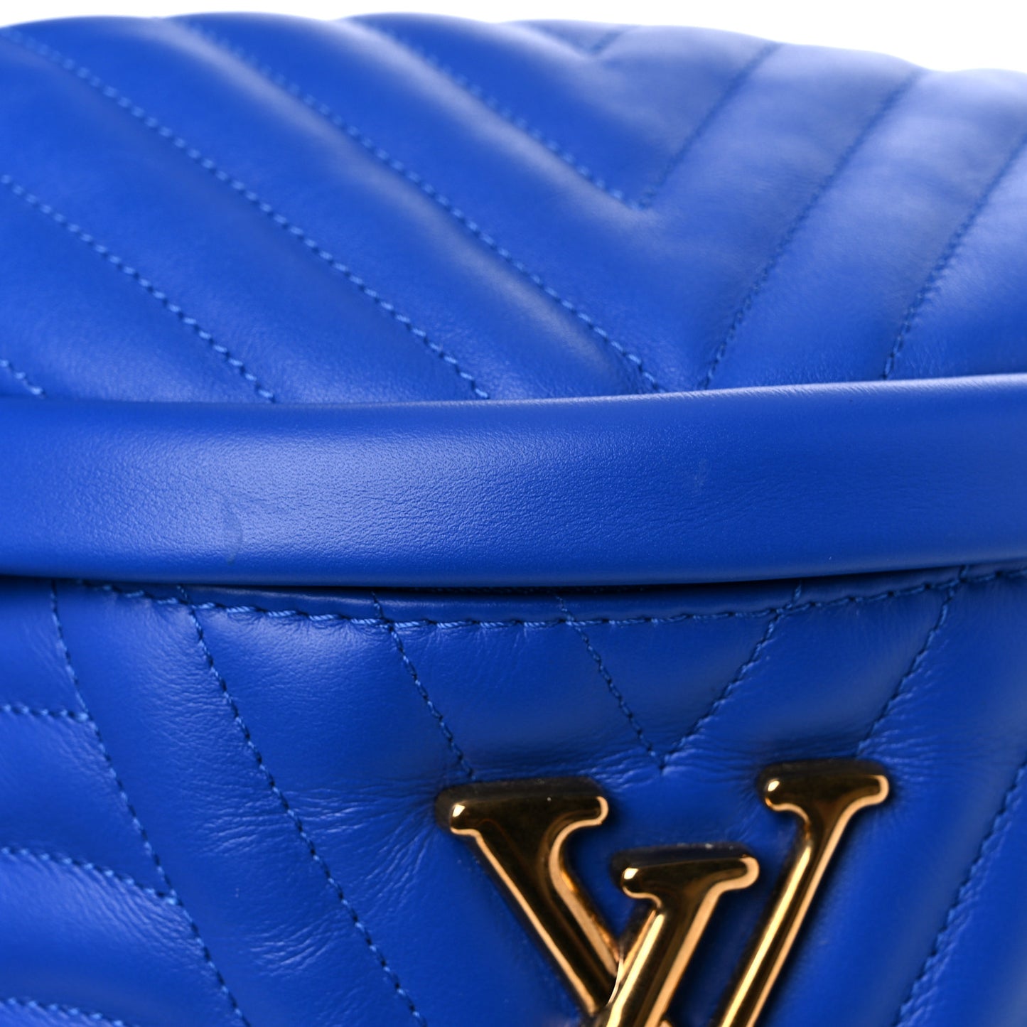 Calfskin New Wave Bumbag Blue Neon