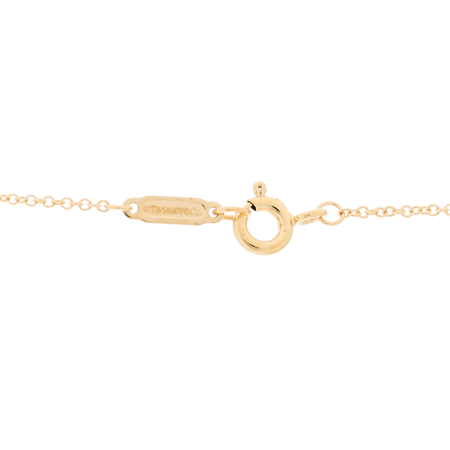 18K Yellow Gold 1837 Interlocking Circles Pendant Necklace
