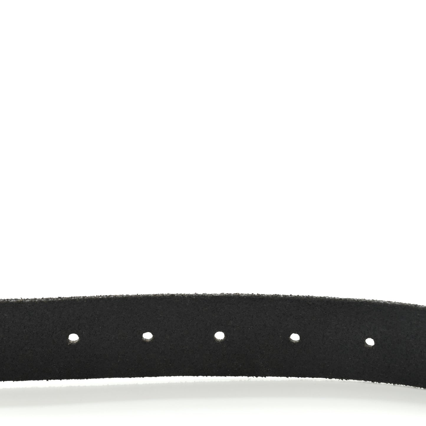 Calfskin Brass Feline Buckle Belt 95 38 Black