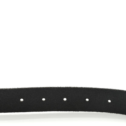 Gucci Calfskin Brass Feline Buckle Belt 95 38 Black 5 of 9