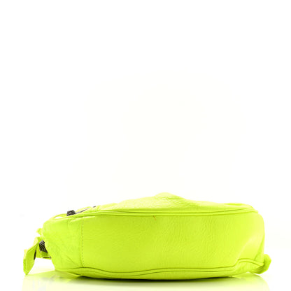 Balenciaga Agneau Arena Le Cagole Shoulder Bag XS Fluo Yellow 4 of 12