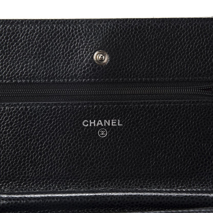 Chanel Caviar Quilted Wallet On Chain WOC Black 8 of 11
