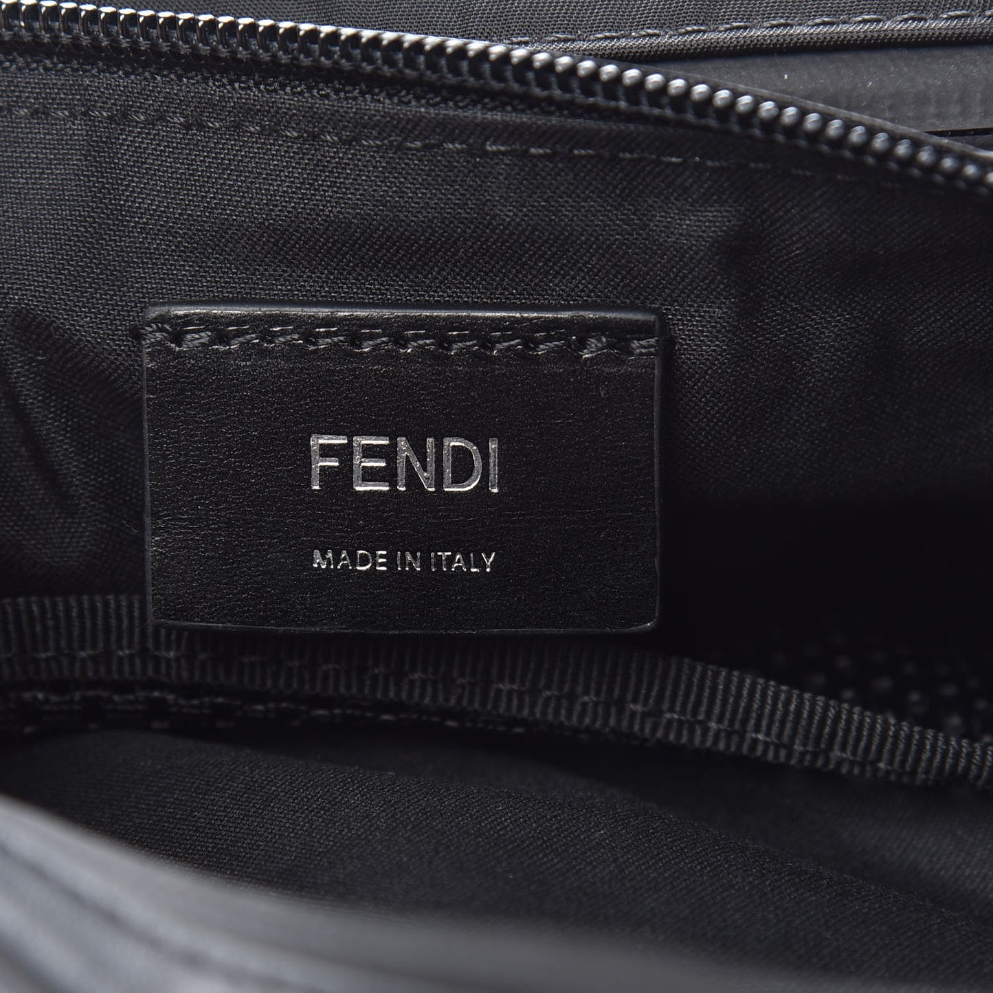 Neoprene Mesh Vitello Grace FF Pocket Belt Bag Black