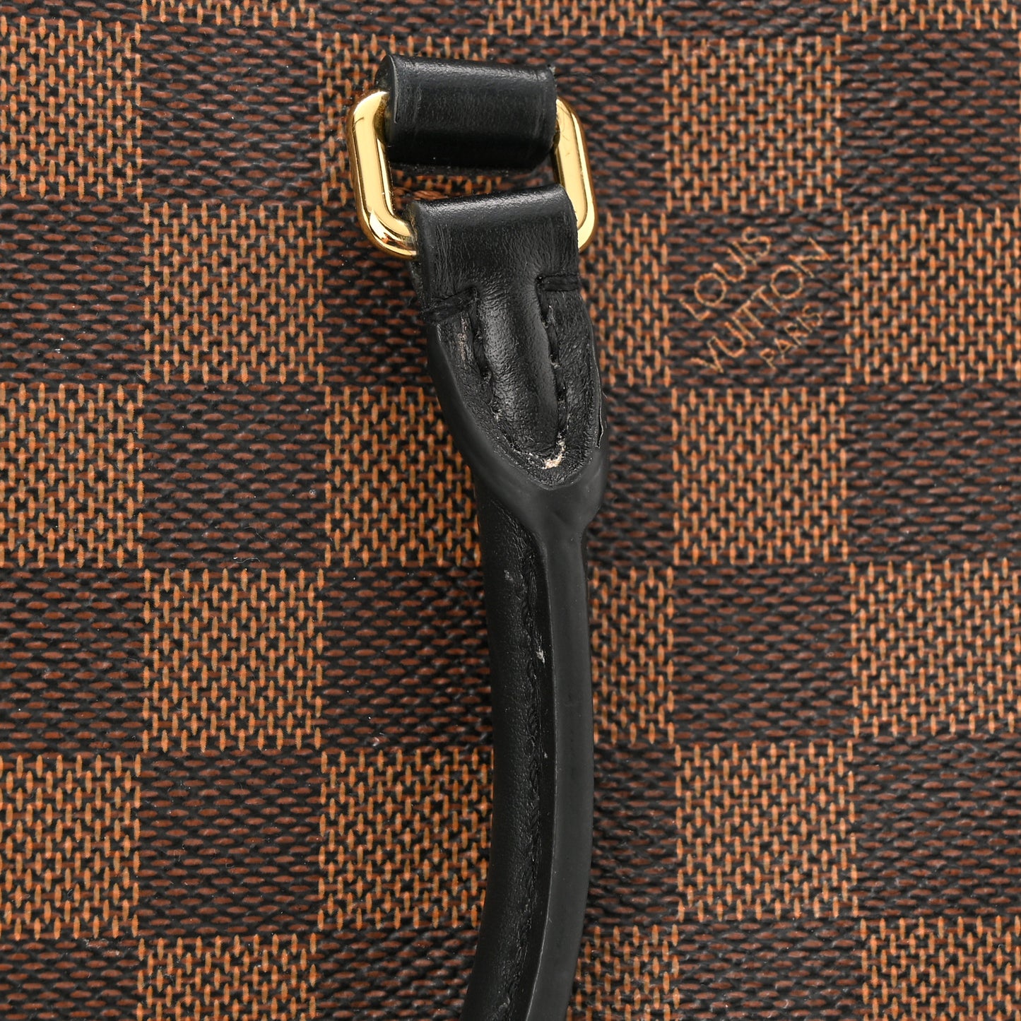 Damier Ebene Odeon Tote MM Black