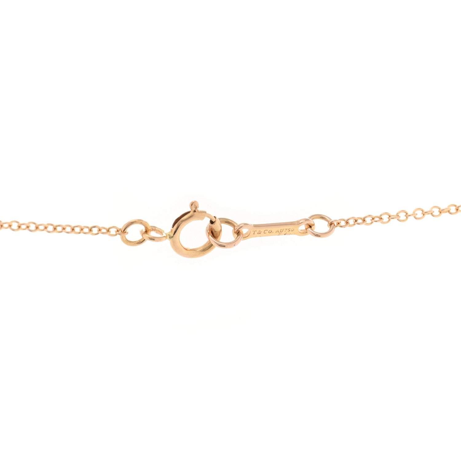 Tiffany 18K Rose Gold Black Spinel Paloma Picasso Sugar Stacks Necklace 3 of 4