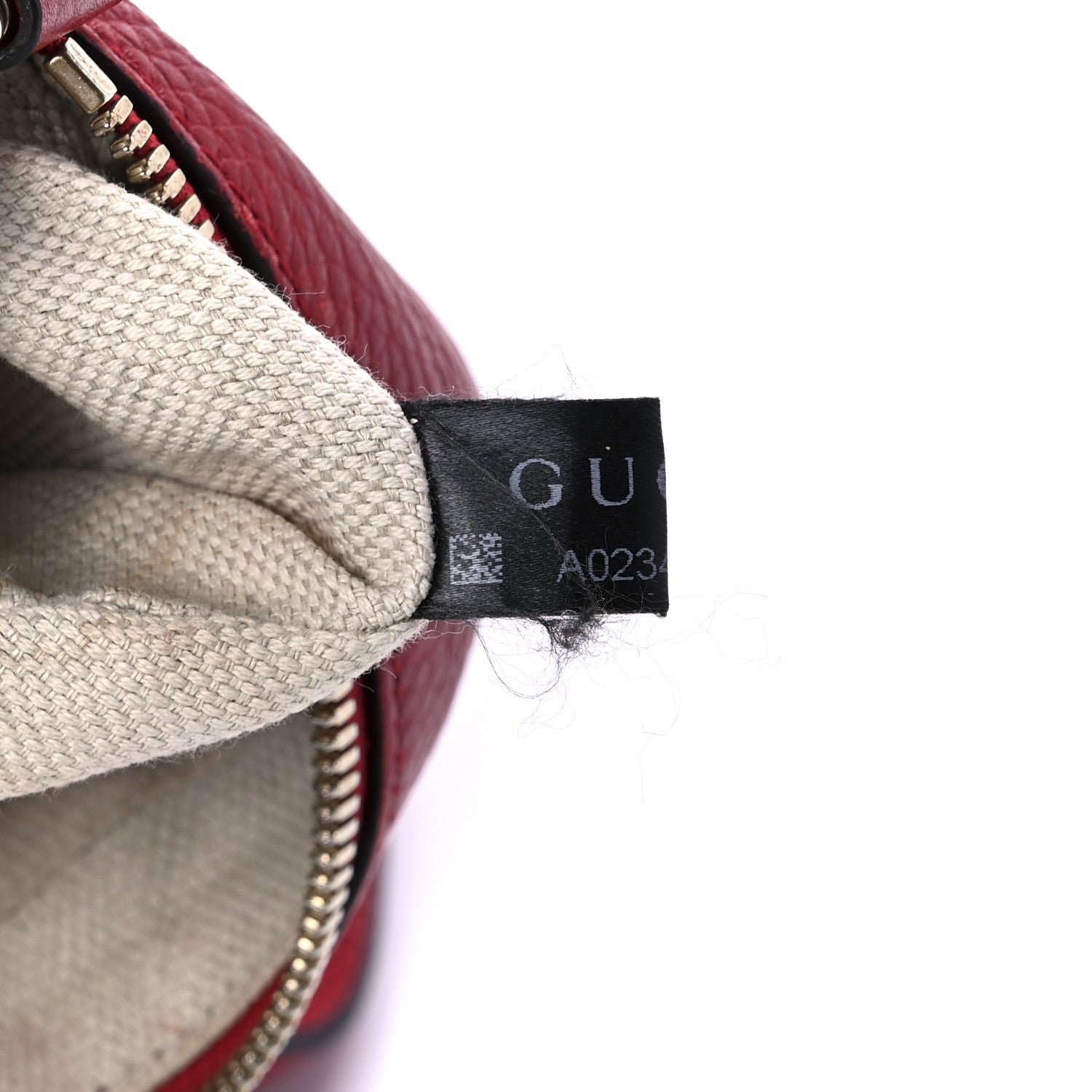 Gucci Pebbled Calfskin Small Soho Disco Bag Tabasco Red 8 of 10
