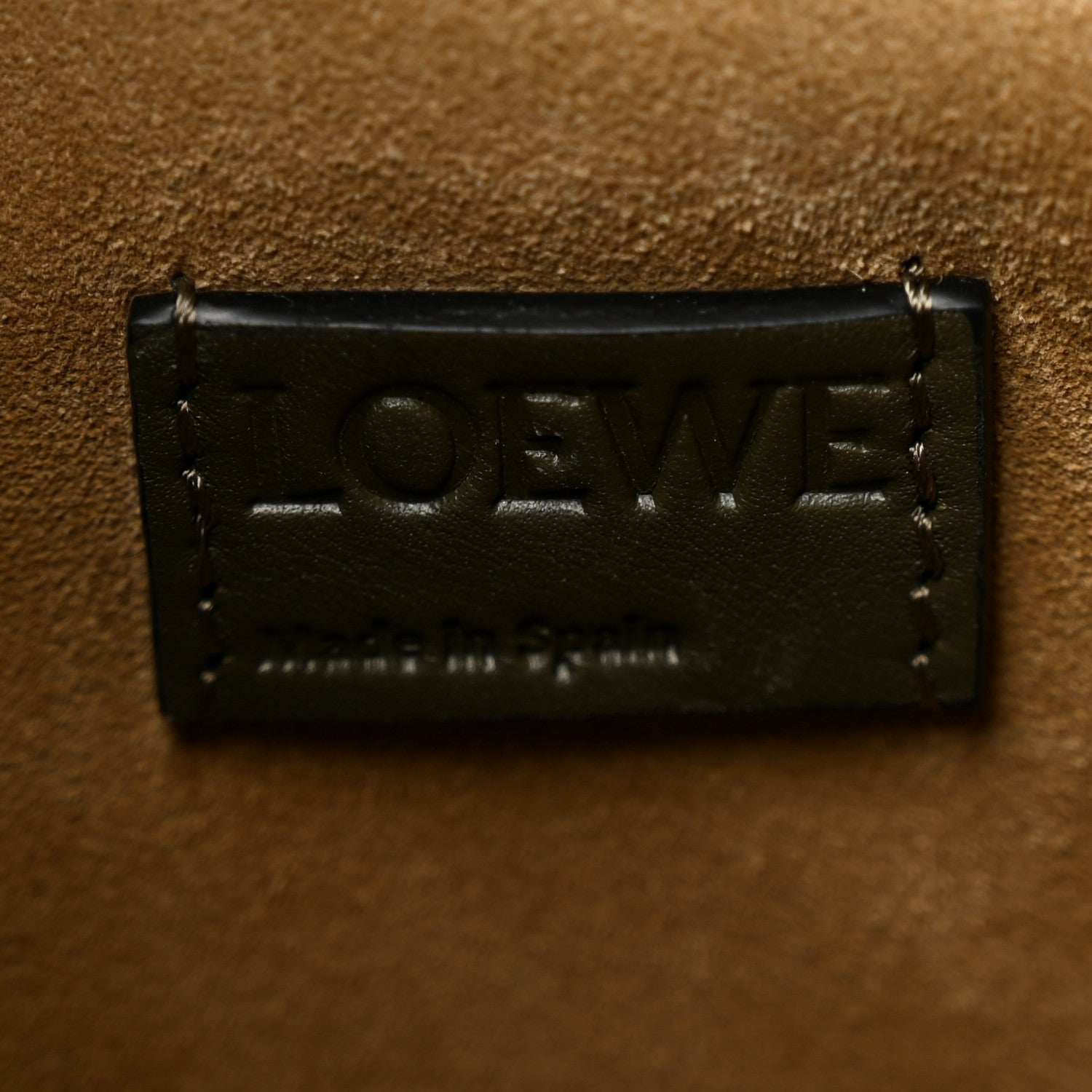Loewe Nappa Medium Flamenco Knot Bag Khaki Green 6 of 11