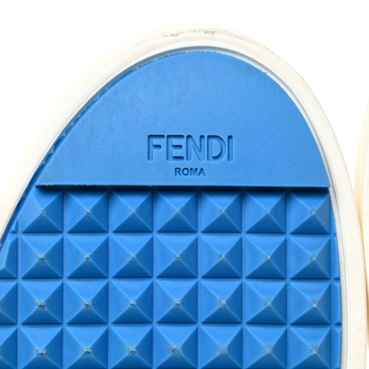 Fendi Calfskin Studded Karlito Slip On Sneaker 40 Black 7 of 15