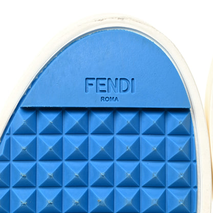 Fendi Calfskin Studded Karlito Slip On Sneaker 40 Black 7 of 15
