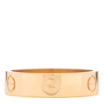 Cartier 18K Yellow Gold 5.5mm LOVE Ring 60 9 1 of 5
