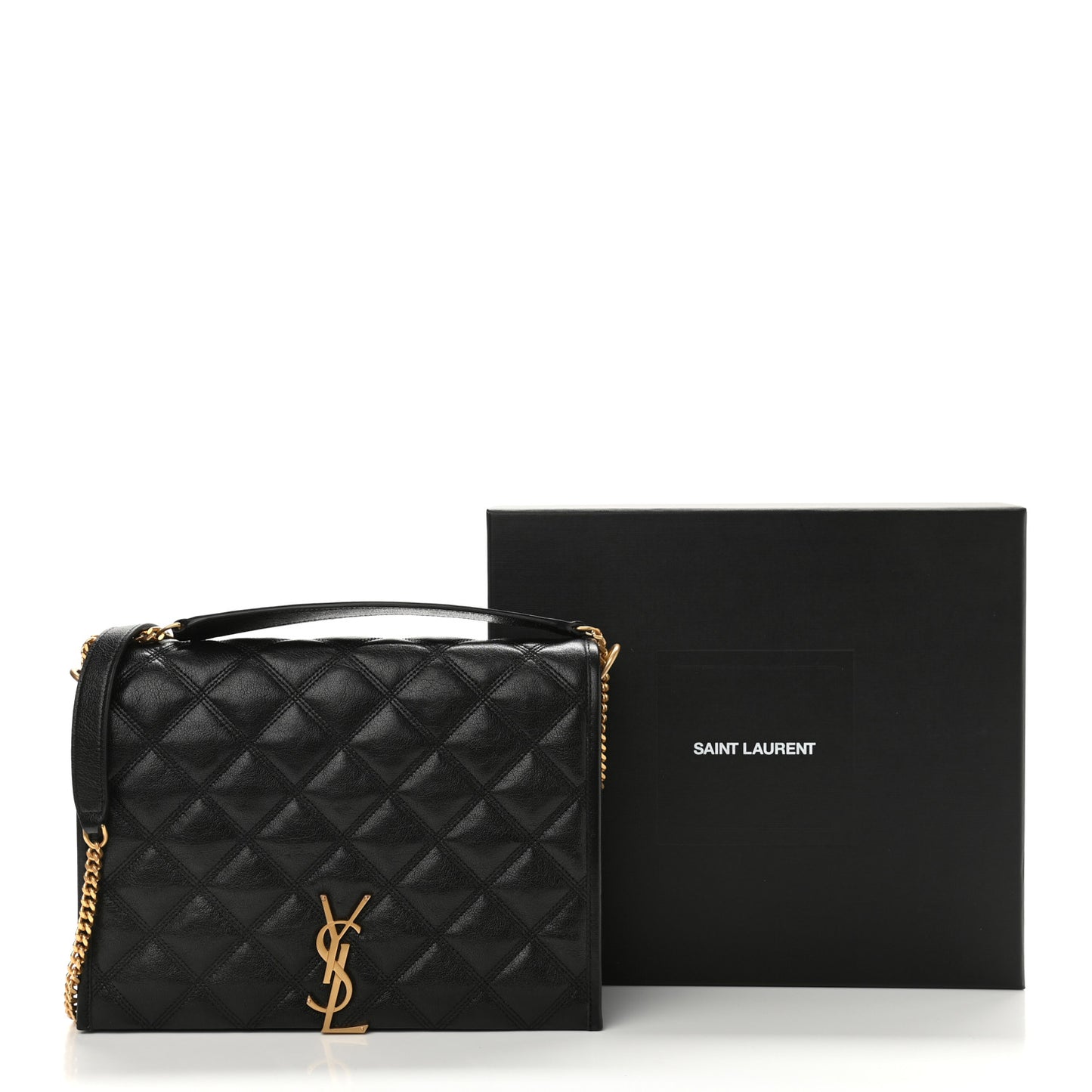 Lambskin Quilted Mini Becky Chain Bag Black