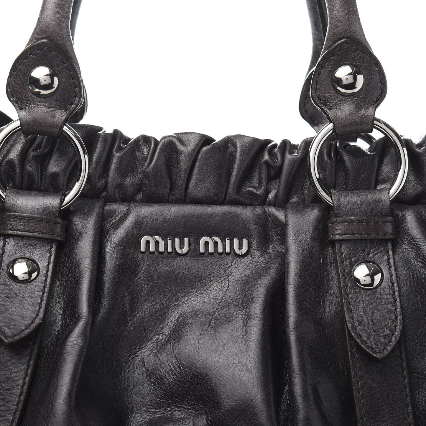 Vitello Shine Top Handle Satchel