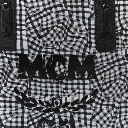 MCM Visetos Medium Liz Reversible Shopper Tote Black 20 of 22