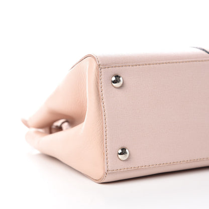 Fendi Vitello Elite Monster Petite 2Jours Tote Rosa Plaster 6 of 15