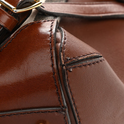 Burberry House Check Small Gladstone Dark Tan 22 of 37