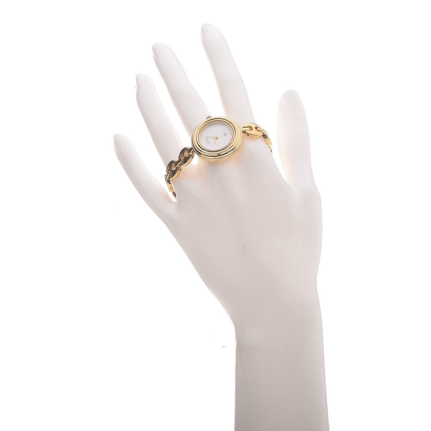 Gucci Stainless Steel 26mm Rice Link Interchangeable Bezel Quartz Watch 2 of 7