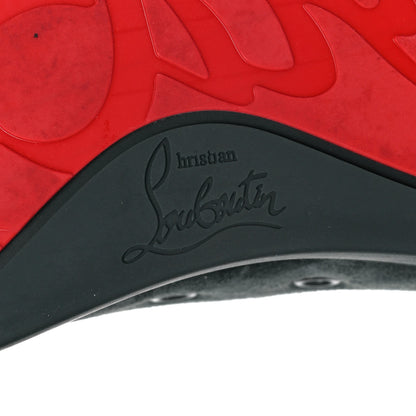 Christian Louboutin Suede Calfskin Mens Louis Junior Spikes Orlato Flat Sneakers 40.5 Tsar 6 of 8