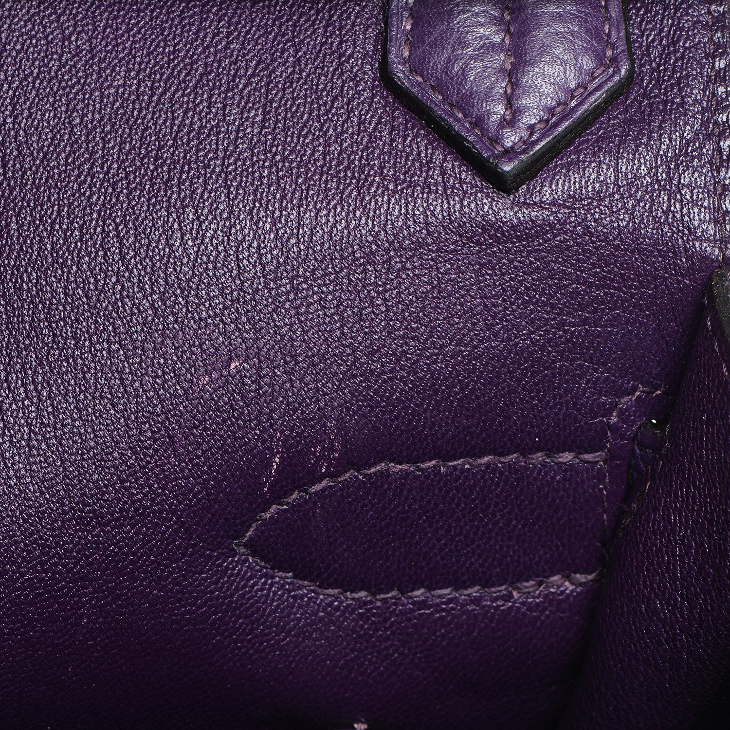 Hermes Taurillon Clemence Jypsiere 34 Ultraviolet 11 of 25