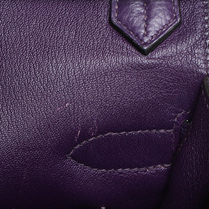 Hermes Taurillon Clemence Jypsiere 34 Ultraviolet 11 of 25