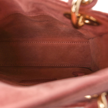 Christian Dior Velvet Mini Lady Dior Pink 5 of 9