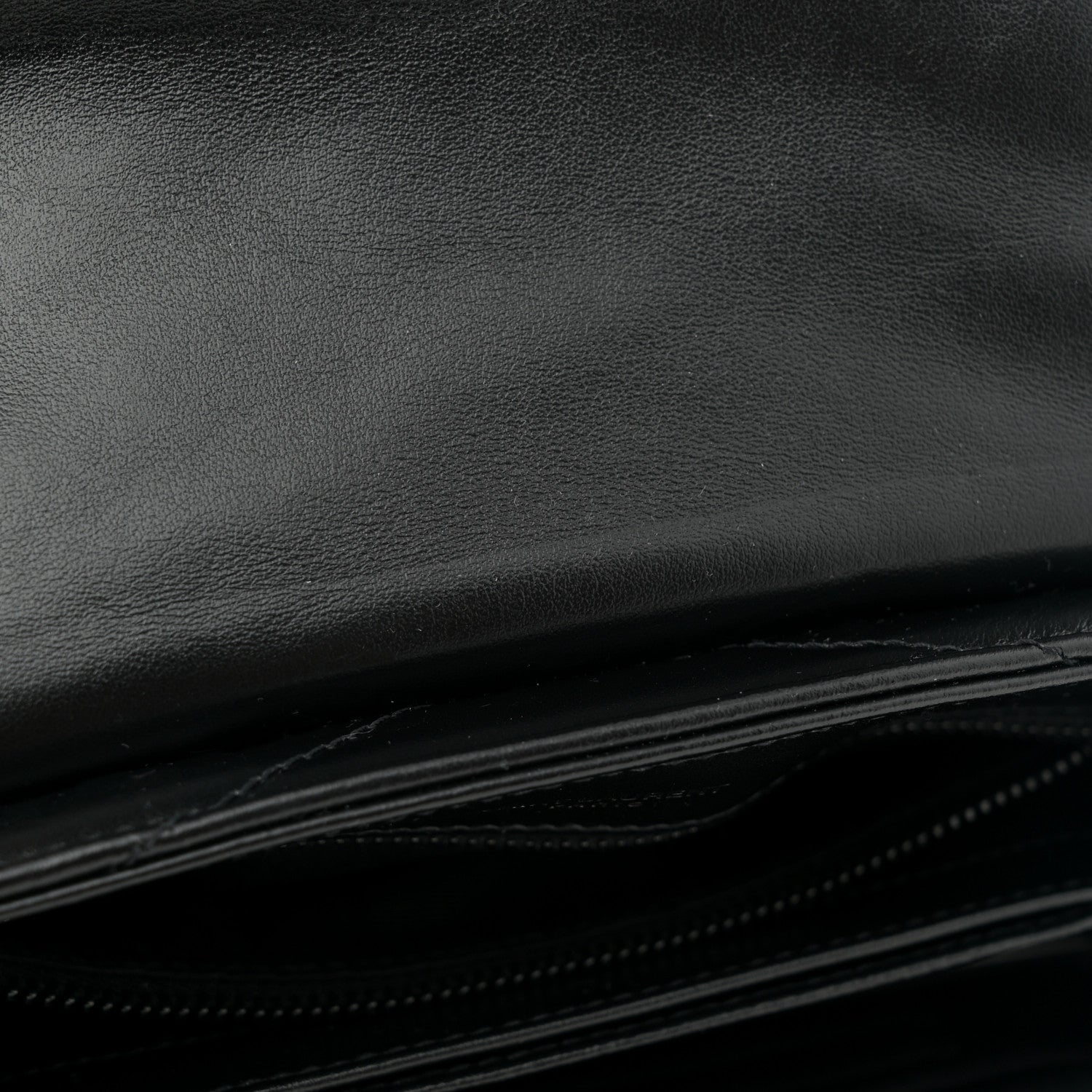 Saint Laurent Calfskin Y Quilted Monogram Monochrome Toy Loulou Crossbody Bag Black 11 of 11